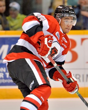 Jeremiah Addison of the Ottawa 67's. Photo by Terry Wilson/OHL Images.