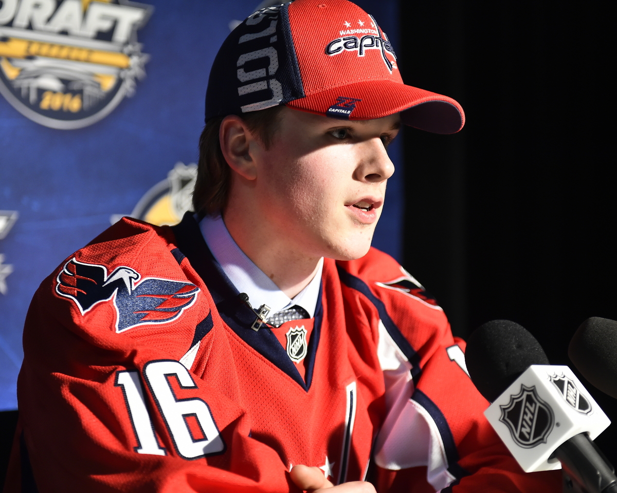 Lucas Johansen of the Kelowa Rockets was selected by the Washington Capitals in the first round of the 2016 NHL Entry Draft in Buffalo, NY on Friday June 24, 2016. Photo by Aaron Bell/CHL Images